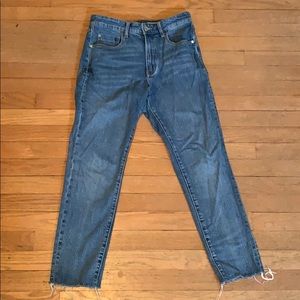 Pilcro High Rise Straight Leg Denim